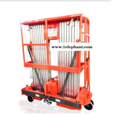 鑫达XDLH01 铝合金升降机 6米8米10米12米高空作业升降平台铝合金升降机 升降平台 ** 双柱铝合金升降机