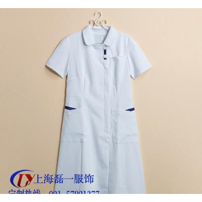 上海工厂定做医院工作服 白大褂 护士服 药店服装 出口品质图2