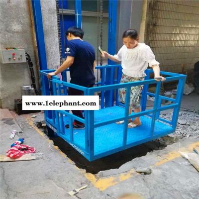 腾瑞 导轨式升降机 液压货梯 液压升降平台 升降货梯图6