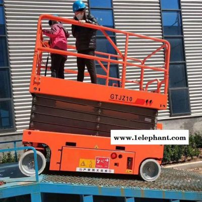 超岳GTJZD-6 电动液压车 液压升降平台 行走式升降机 小型电动升降机厂家定制图6