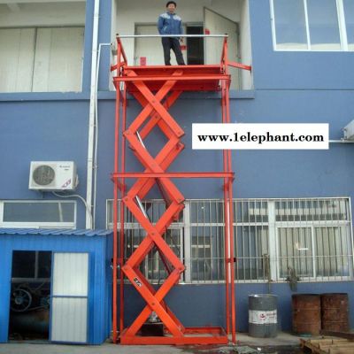【济南中鼎】固定剪叉式升降机 货运升降梯 升降机** 电动液压剪刀式升降平台图2