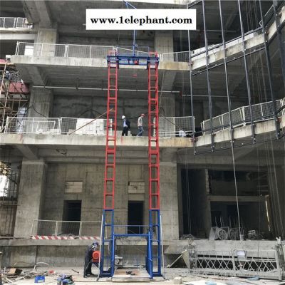 2021供应龙门架升降机 建筑物料货梯提升机 龙门吊升降机 工地盖房专用升降机厂家图5