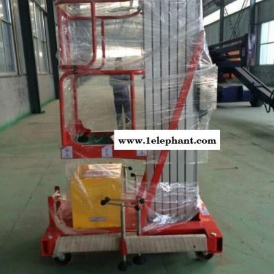 龙宇重工SJYL-1 铝合金升降平台 电动升降车 移动式升降机 户外高空作业梯 油压升降机图3