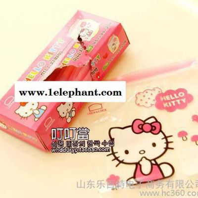 韩国进口 Hello Kitty 保鲜袋密封袋密实袋食品袋  KT210