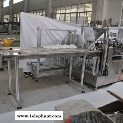 赛诺四边封包装机卧式独立熔喷布口罩包装机图6