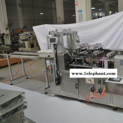 赛诺四边封包装机卧式独立熔喷布口罩包装机图4