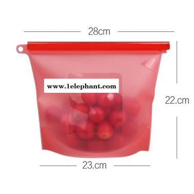 爆款硅胶保鲜袋 食品级密封分装高汤冷冻食品收纳