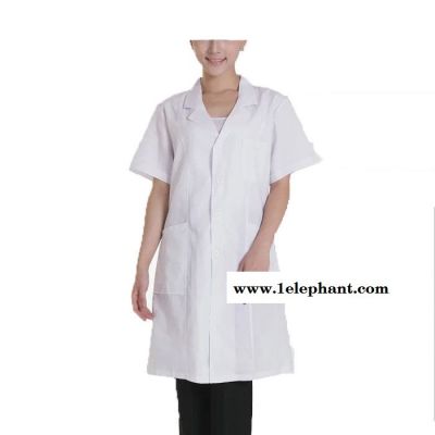 订制深圳宝安男女医生服夏装短袖 医师护士服药店实习医护服图2
