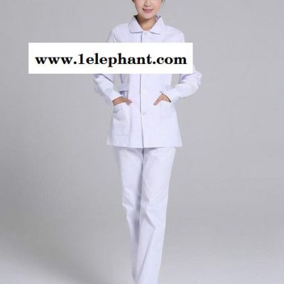 护士服长袖冬装分体套装夏装短袖美容服药店服工作服图4