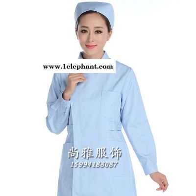 新款时尚护士服冬装双偏偏襟护士服特价含运费白大褂不起球不褪色防静电图2