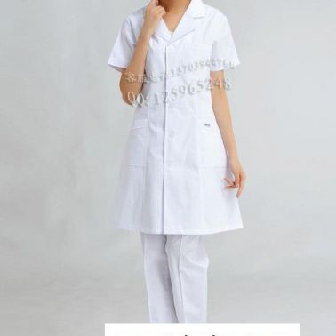 供应立恩之诺FDS-20女医生护士工作服白大褂夏装短袖