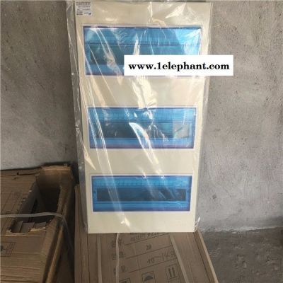思敏布线箱防触电保护箱照明配电箱强电布线箱明装PZ30-4回路 全塑照明箱 防腐照明箱图3