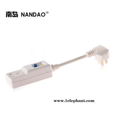 南岛防漏电转换插头 家用热水器防触电保护器 南岛防漏电转换长款插座 南岛漏电保护转换插头图3