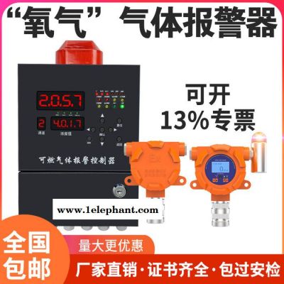 普利通PLT119-O2 固定式氧气浓度探测器 固定式氧气报警仪O2 氧气含量报警器图5