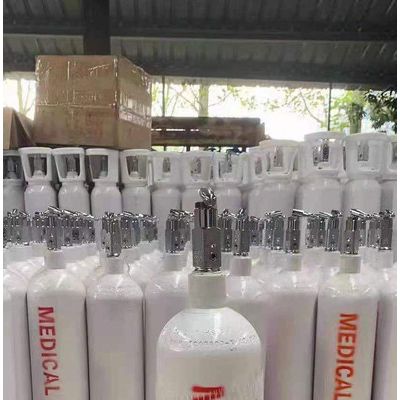 氧气罐立式氧气瓶5L 140MM-150bar   CGA870阀门 氧气瓶工厂.图4