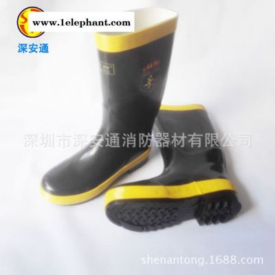 **消防器材97式隔热耐磨消防战斗靴 应急救生鞋消防人员防火鞋图2