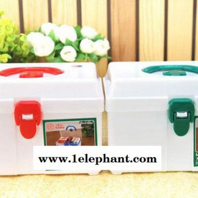 方形药箱 家庭用多功能急救塑料药箱 广告赠品促销宣传印字药盒图2
