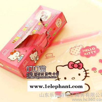 韩国进口 Hello Kitty 保鲜袋密封袋密实袋食品袋  KT212大号