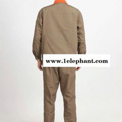 广州定做工程服应急救援秋套装 橙色加反光条工作服工装团体订做图3