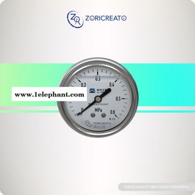 ZORICREATO/卓然天工PTHN-63H氧气压力表 蒸汽压力表 冷媒压力表