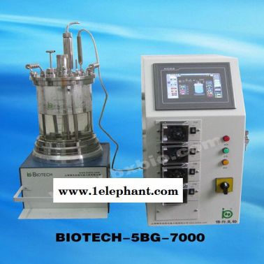 上海保兴 5BG 全自动玻璃磁力搅拌发酵罐 离位灭菌磁力搅拌玻璃发酵罐
