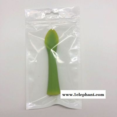 婴幼儿磨牙棒 亚马逊现货硅胶牙胶勺竹叶软勺用品图5