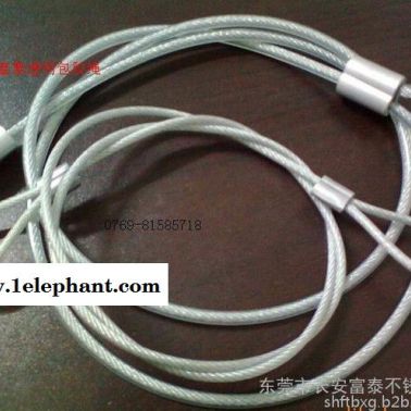 供应 深圳不锈钢钢丝绳 7*7-3.0 东莞包胶绳厂家批发 不锈钢卸扣 隐形防盗窗钢丝绳