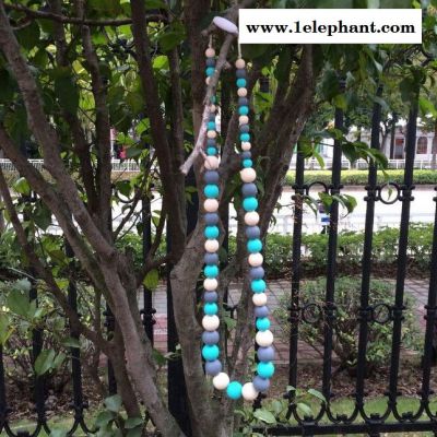 外贸单卖级硅胶项链牙胶婴儿磨牙专用 亚马逊热卖产品图2