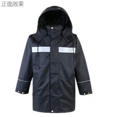 厂家供应执勤雨衣 分体雨衣藏蓝色荧黄色图2