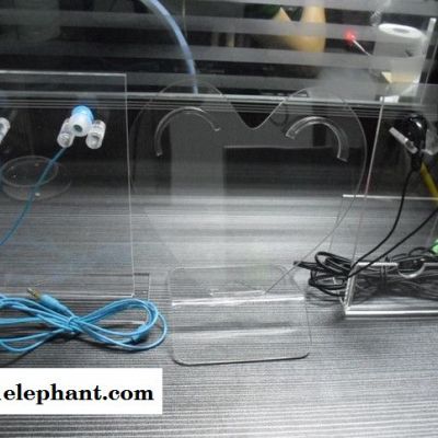 ,亚克力电脑手机耳塞架,有机玻璃蓝牙耳机展示架图3