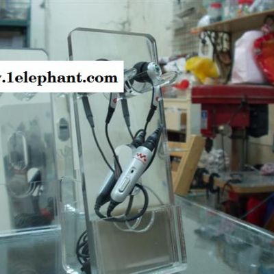 ,亚克力电脑手机耳塞架,有机玻璃蓝牙耳机展示架图2