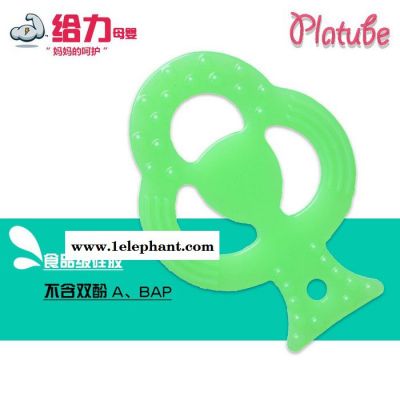 platube婴儿牙胶 宝宝磨牙棒 咬咬乐玩具儿童磨牙硅胶 牙咬胶 ** 吸塑卡纸包装图2