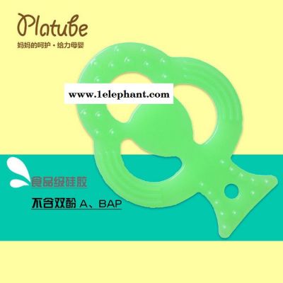 platube婴儿牙胶 宝宝磨牙棒 咬咬乐玩具儿童磨牙硅胶 牙咬胶 ** 吸塑卡纸包装图6