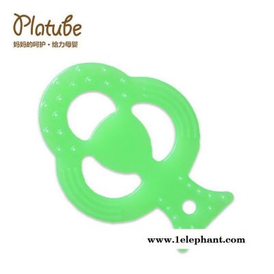 platube婴儿牙胶 宝宝磨牙棒 咬咬乐玩具儿童磨牙硅胶 牙咬胶 ** 吸塑卡纸包装图3