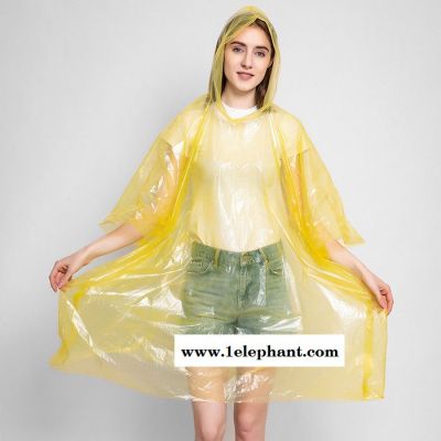徽帮 一次性雨衣 PE一次性雨衣 成人斗篷款雨衣 雨披徒步骑行旅游景区雨衣图2
