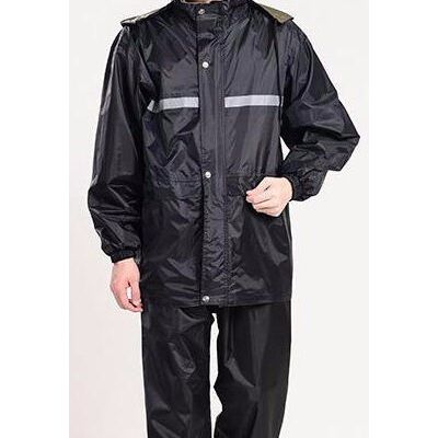 珠海拱北吉大香洲横琴金湾斗门唐家美洲豹雨衣代尔塔LB-006雨衣防水保暖反光条雨衣图4