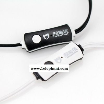 超能侠E01电脑手机通用高清重低音乐入耳式耳塞 带麦线控耳机图3