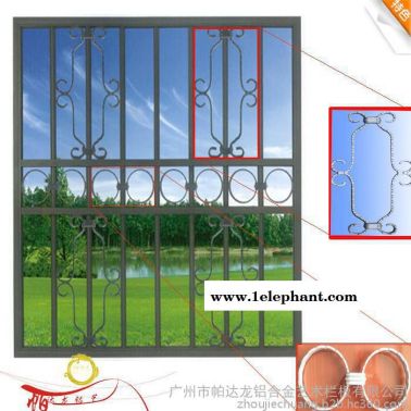 厂家新款铝合金防盗窗/窗户阳台防盗网/不生锈防盗窗/防盗网纱窗