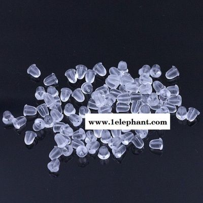 925纯银 DIY耳饰品配件专用 塑胶 硅胶耳堵 象胶耳塞子图1