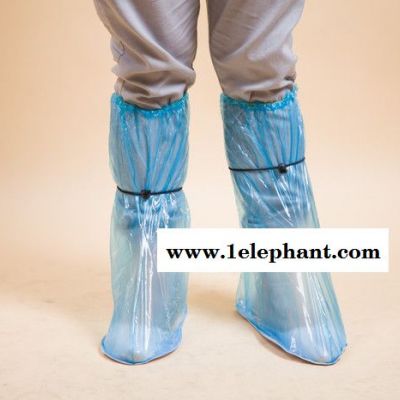PVC长筒雨鞋  防雨防水鞋套 长筒加厚带底雨鞋 鞋套批发 鞋套厂家图7