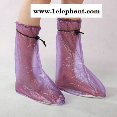 PVC长筒雨鞋  防雨防水鞋套 长筒加厚带底雨鞋 鞋套批发 鞋套厂家图6