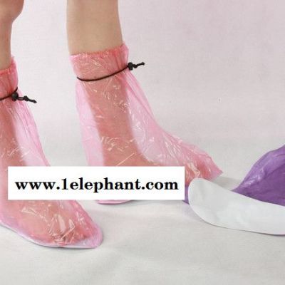 PVC长筒雨鞋  防雨防水鞋套 长筒加厚带底雨鞋 鞋套批发 鞋套厂家图2