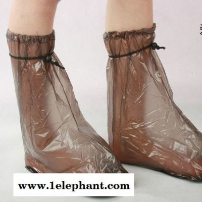 PVC长筒雨鞋  防雨防水鞋套 长筒加厚带底雨鞋 鞋套批发 鞋套厂家图4