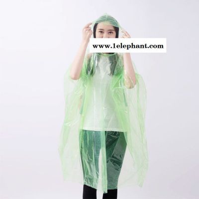 彩虹城塑料制品  pe一次性斗篷  一次性斗篷雨衣 pe雨披价格 可定制 厂家销售 量大从优图4