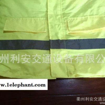 交通安全反光雨衣 荧光黄安全衣 反光环卫服图3