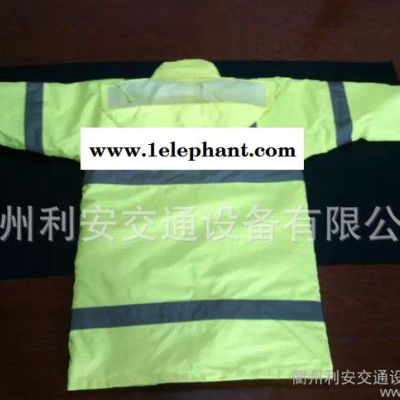 交通安全反光雨衣 荧光黄安全衣 反光环卫服图2