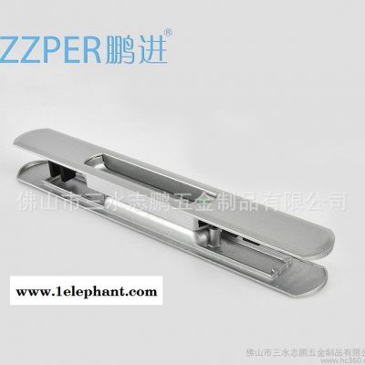 商家主营铝合金推拉门锁移门钩锁 推拉防盗窗双面单点图3