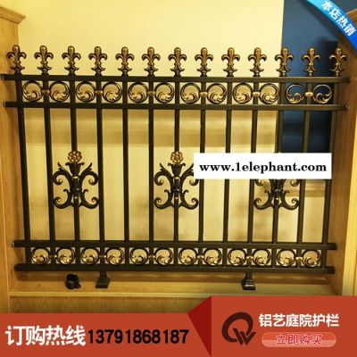 乾盾金属庭院护栏 铸铝合金别墅护栏栏杆铝艺术护栏阳台护栏铝合金防盗窗图5