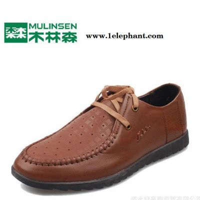 MLS正颇季透气鞋真皮打孔鞋套脚鞋商务休闲鞋凉鞋M13102图2