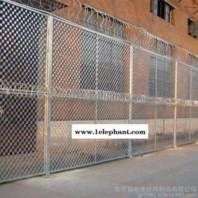 旺丰美格网 美格网护栏网 美格网防盗窗 防盗网 监狱美格刺片防爬网图5